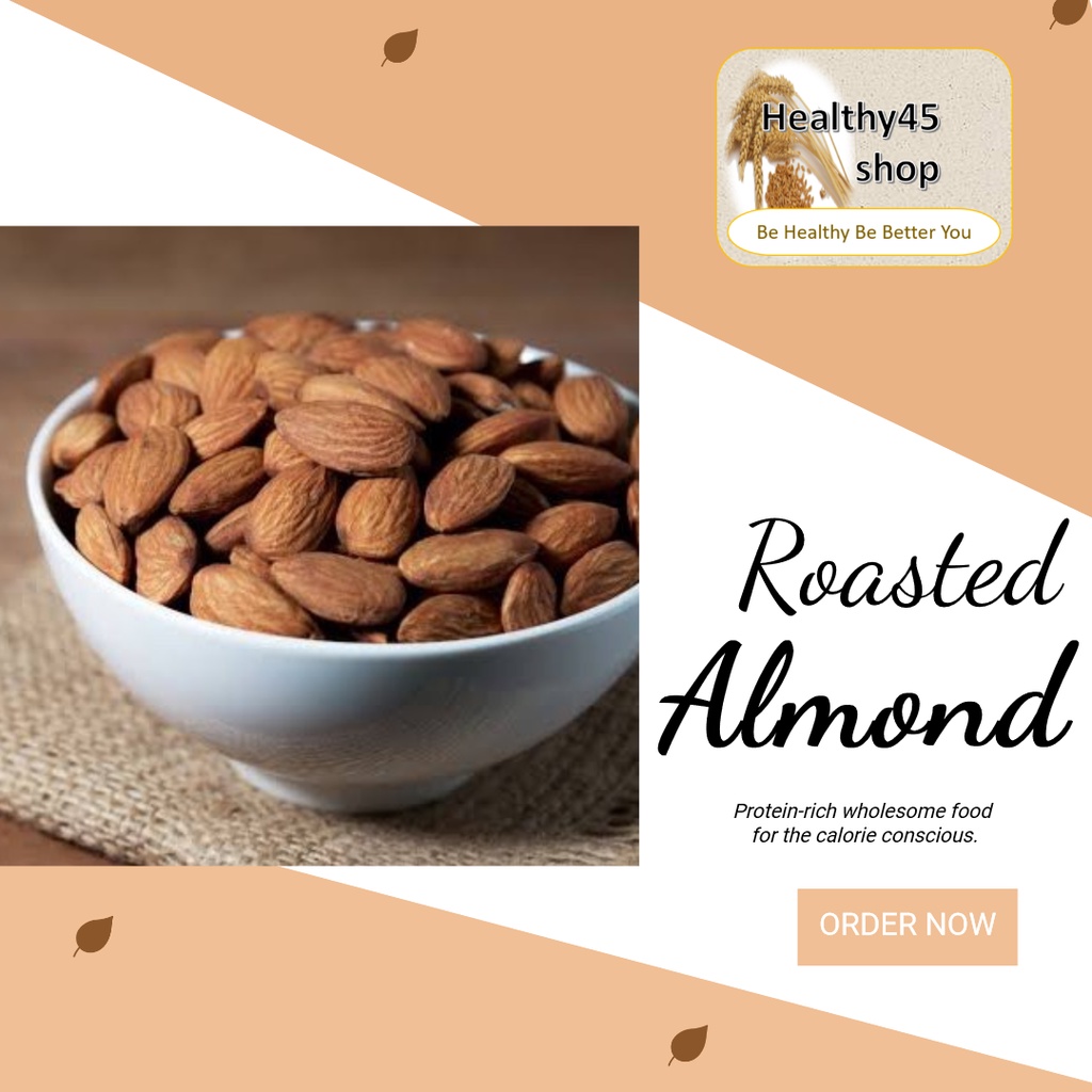 

Healthy45Shop - Premium Roasted Almond Kacang Panggang Diet Sehat Alami