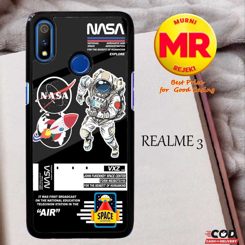 Case REALME 3 Casing REALME 3 Murni Rejeki case Casing NASA ASTRO Casing terbaru Case Keren Case aer