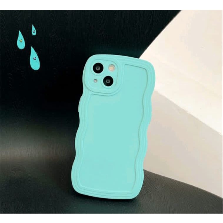 SoftCase Gelombang Warna Waxy Wave Edge Macaron Xiaomi Redmi Note 4 Redmi Note 4x Redmi Note 5 Pro Redmi Note 7 Redmi Note 8 Redmi Note 8 Pro Redmi Note 9 White_Cell