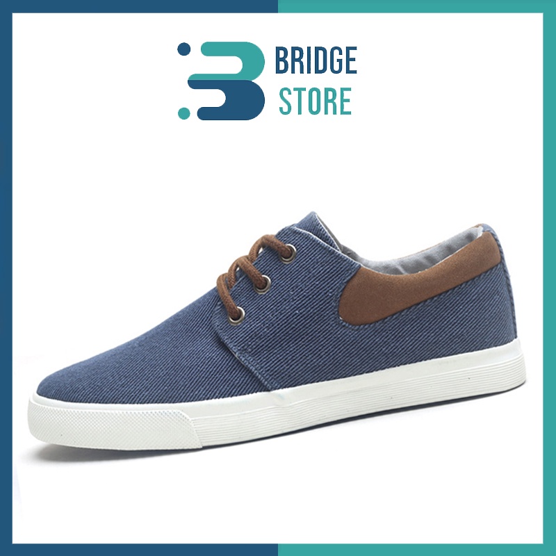 Sepatu Sneakers Pria PULLMAN AMB Casual Shoes / Sepatu Pria Denim Classic Import