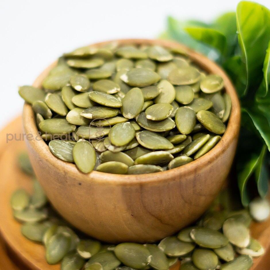 

Belanja sekarang Pumpkin Seed 1kg / biji labu camilan sehat / pepita