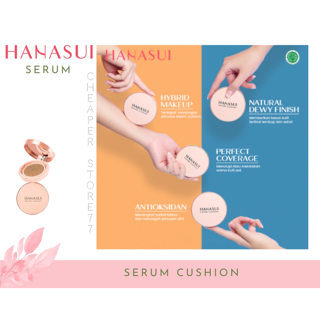 HANASUI -  CUSHION 15gr - SERUM CUSHION - 10 VARIANCE SHADE