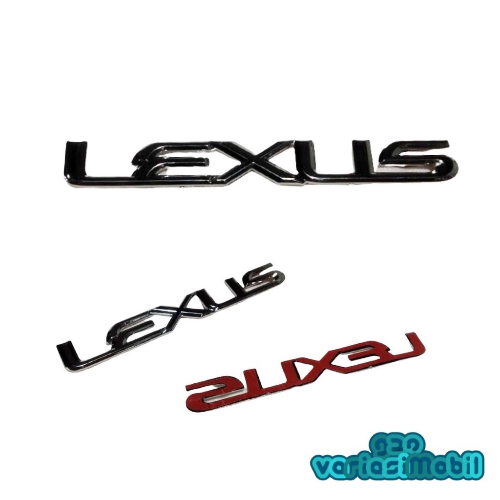 EMBLEM TULISAN MOBIL LEXUS