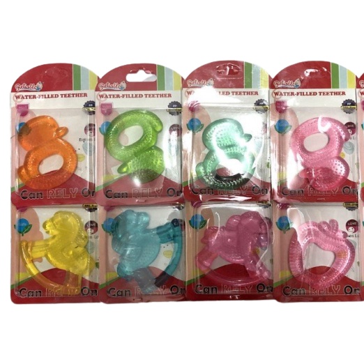 Teether / Gigitan Bayi Water Filled, Gel Filled, dan Silicone teether DODO, HUKI, LUSTY BUNNY