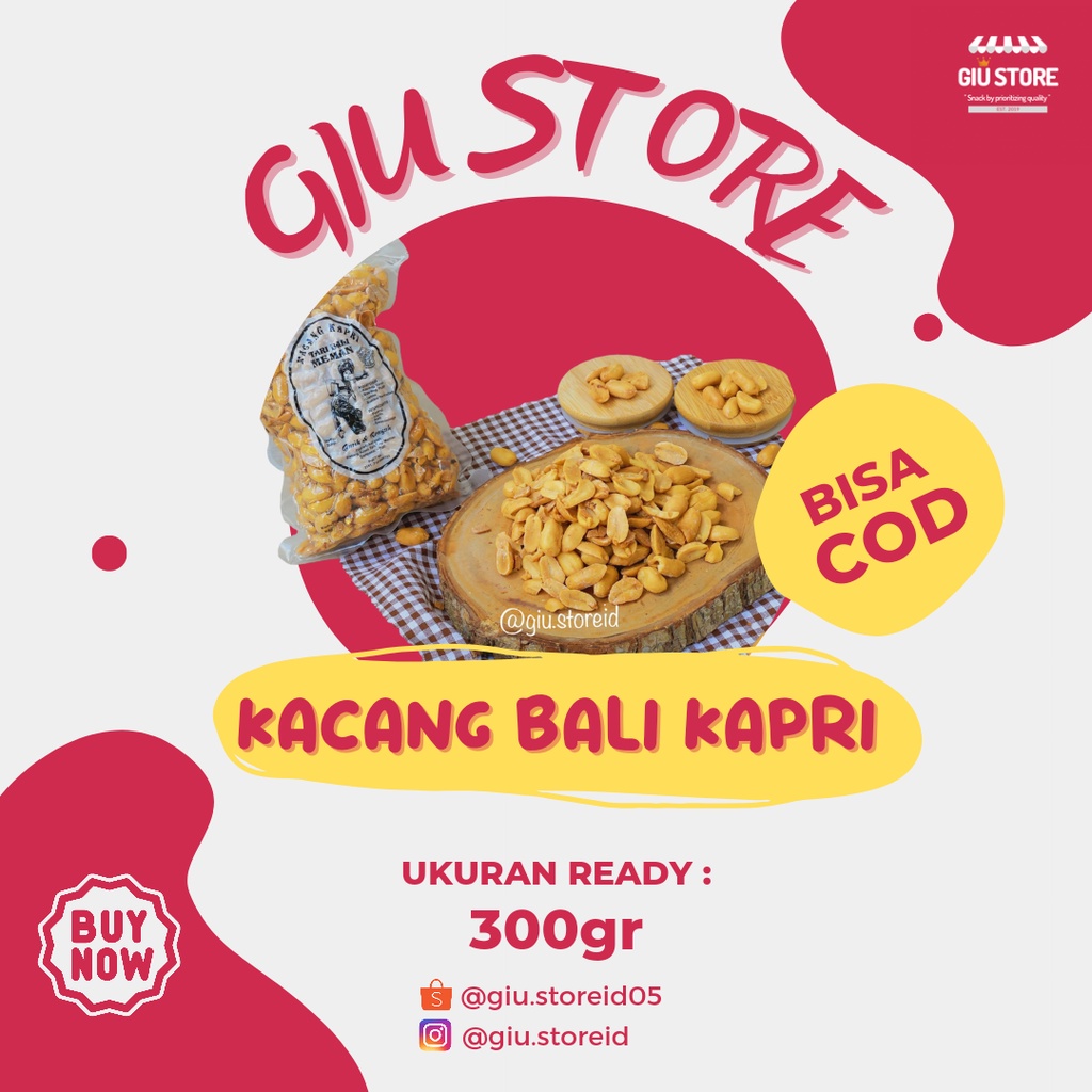 

KACANG BALI KAPRI @300GR