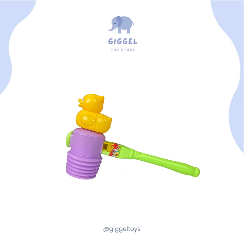 [ Giggel ] Mainan Palu Bebek / Mainan Palu anak / Mainan Bebek Palu / Mainan Anak Palu Martil Hammer Bebek Bunyi