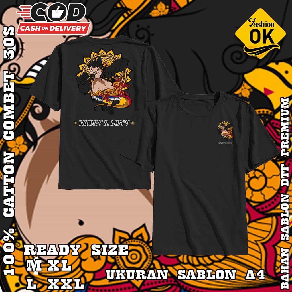 Kaos Jawa paramesti Wayang Anoman  MONKEY D. LUFFY
