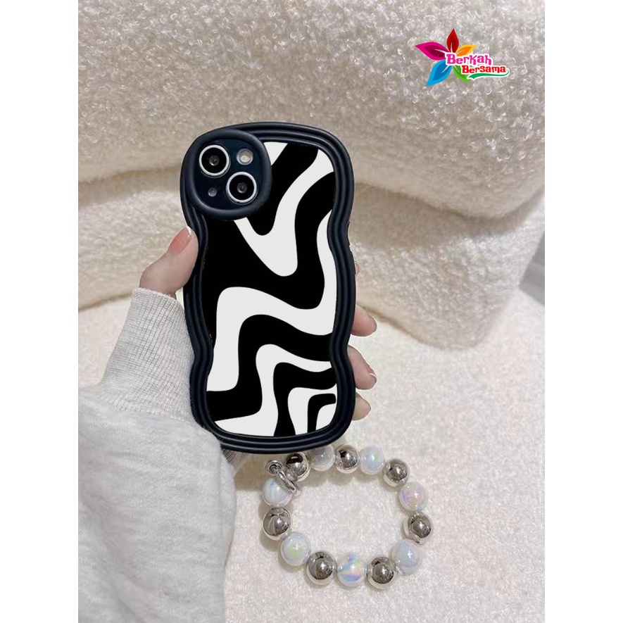 GC19 SOFTCASE TPU MOTIF ZEBRA GELANG SILVER FOR IPHONE 6 6+ 7+ 8+ X XS XR XS MAX 11 12 13 14 PRO MAX BB7760