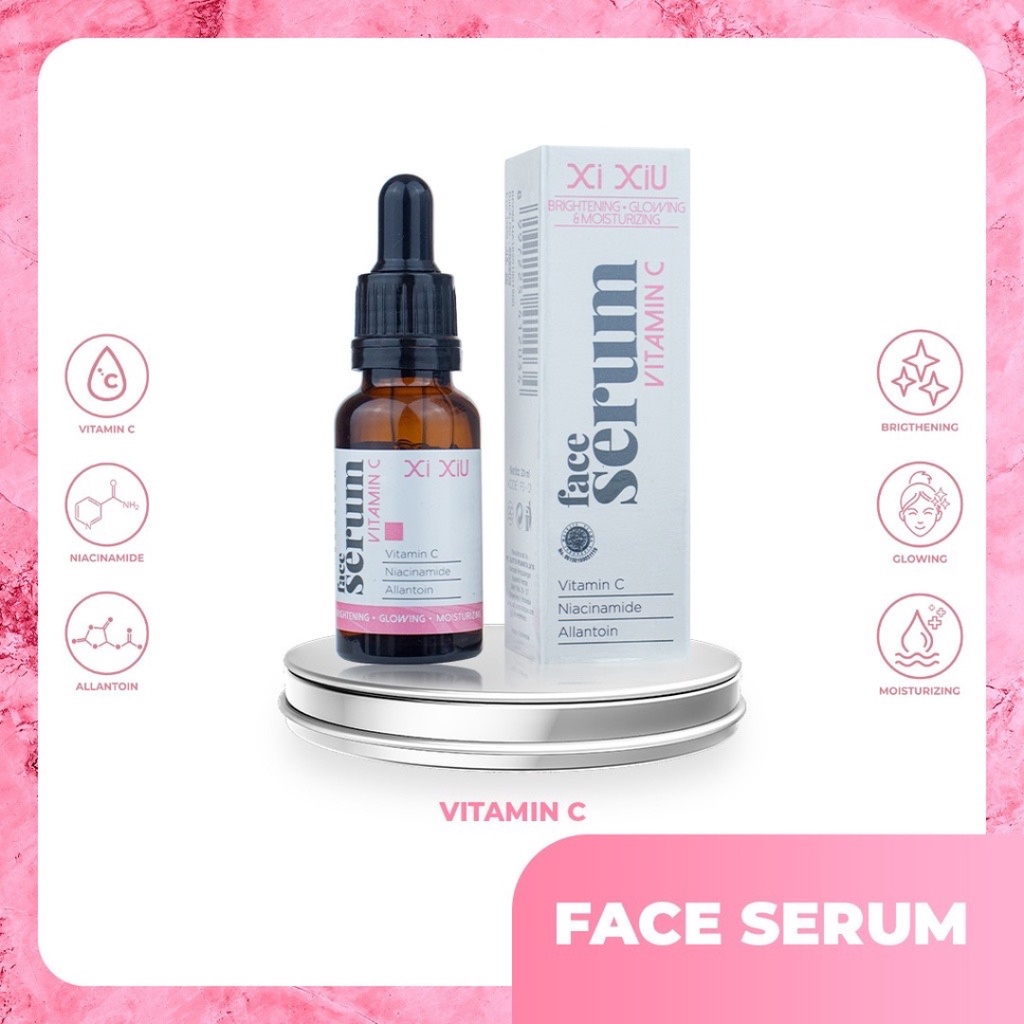 ❣️FINNS❣️XI XIU Serum Wajah Glowing Dan Putih 20ML HALAL & BPOM Varian Vitamin C/ Anti Acne & Whiten