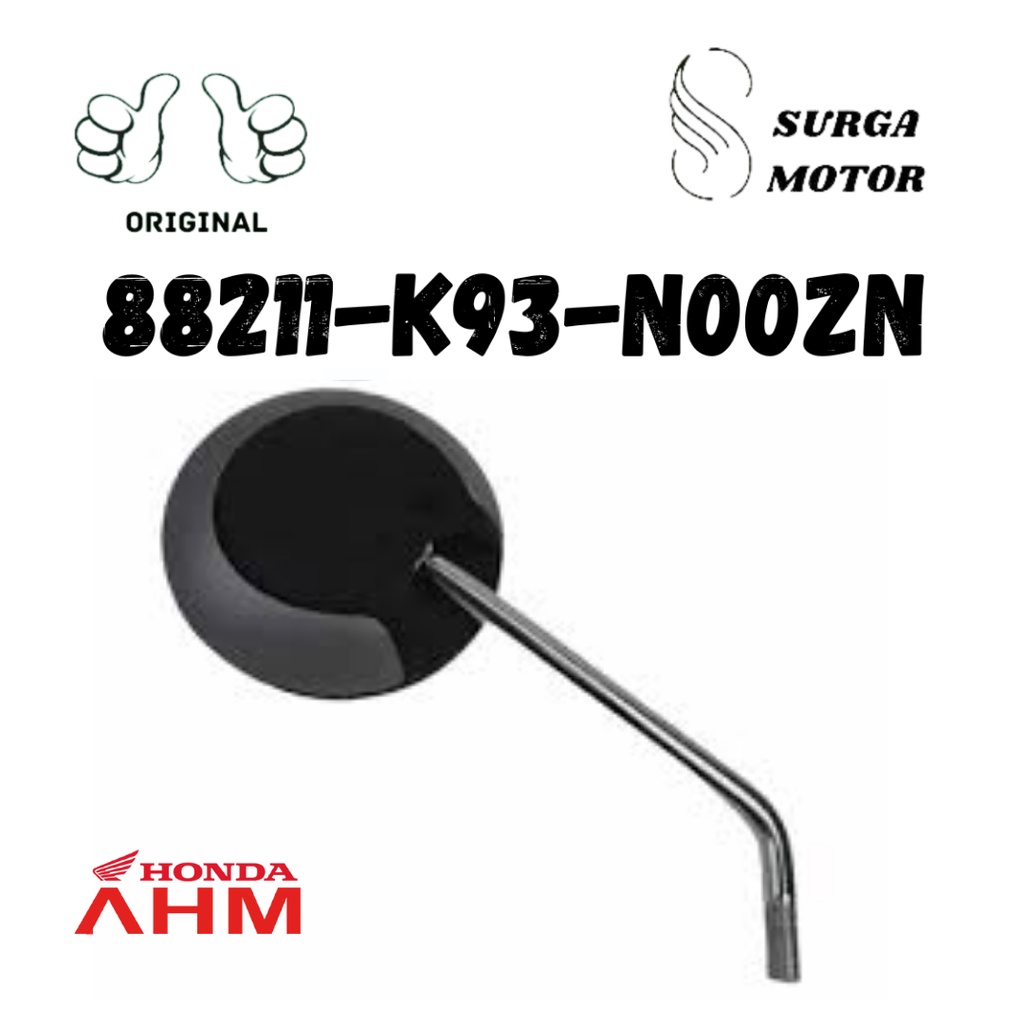 Kaca Spion Stardust Silver Kanan atau Kiri Scoopy eSP LED K2F 2021 2022 Sepion Mirror Comp Right Lef