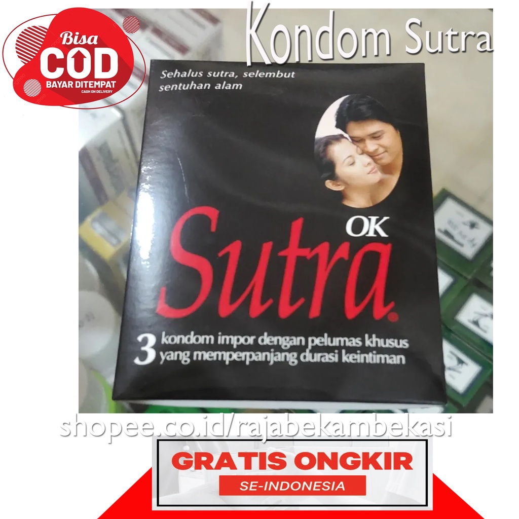 Kondom Sutra Plus Pelumas Ok ISI 3 PCS / Sutra Pelumas Ok isi 3