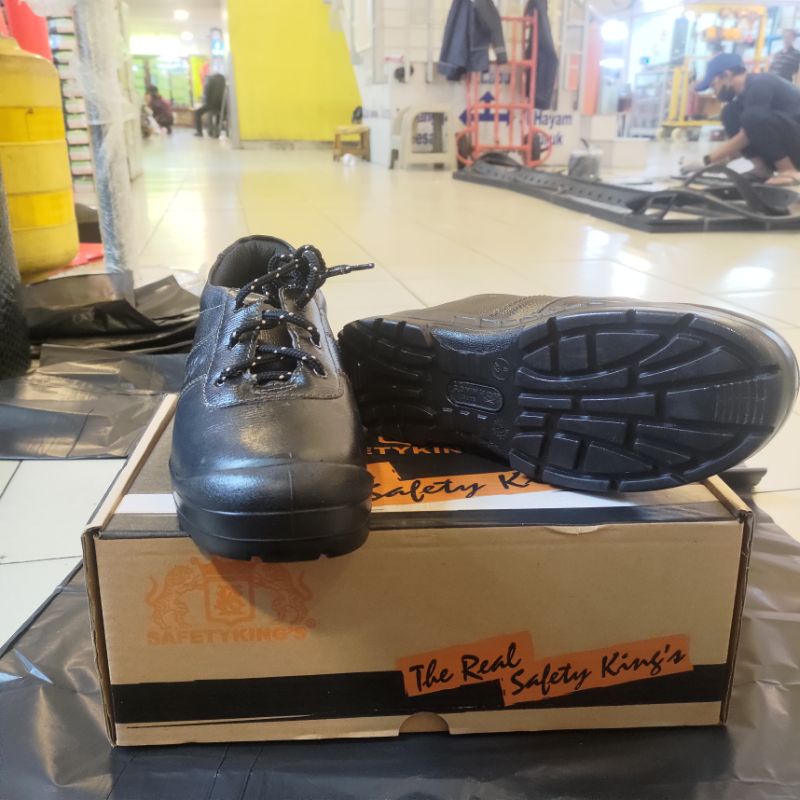 SEPATU SAFETY KINGS 800X / Sepatu Pria Kulit asli/ Sepatu Kerja Safety king Original