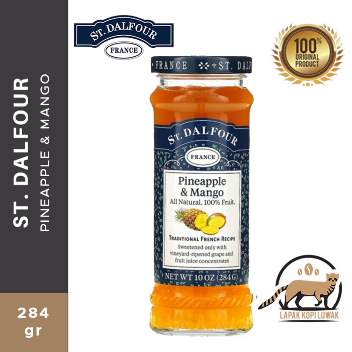 

Selai St. Dalfour Pineapple Mango Jam 284 Gr