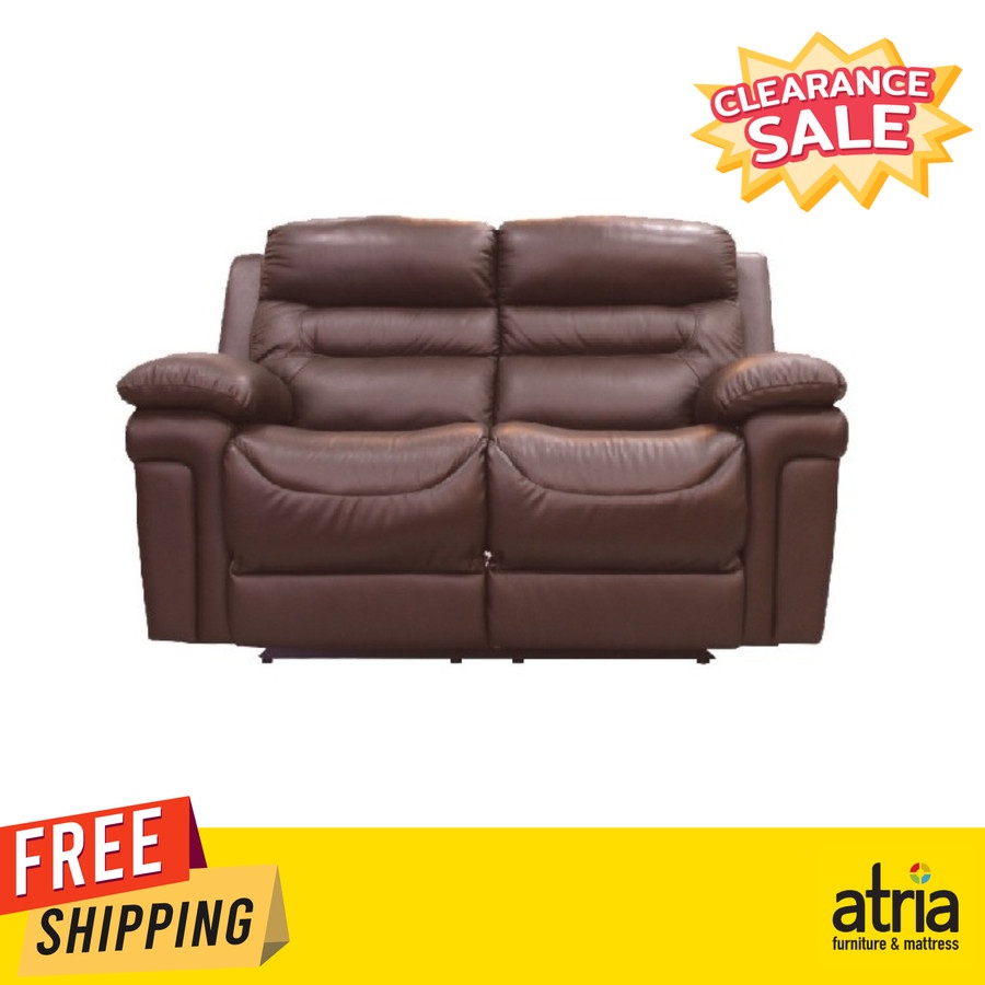 Jual Atria Clearance Sale Sofa Recliner 2 Seater Half Leather Bolivia B ...