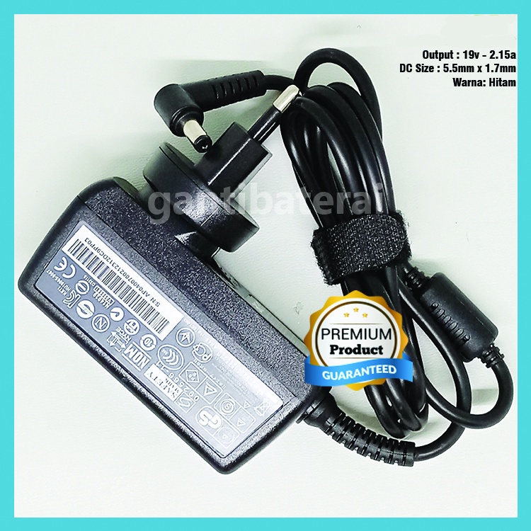 Adaptor Charger Acer 532H D255 D257 D260 D270 722 725 756 V5-131 V5-121 ZG5 A150 19V-2.15A