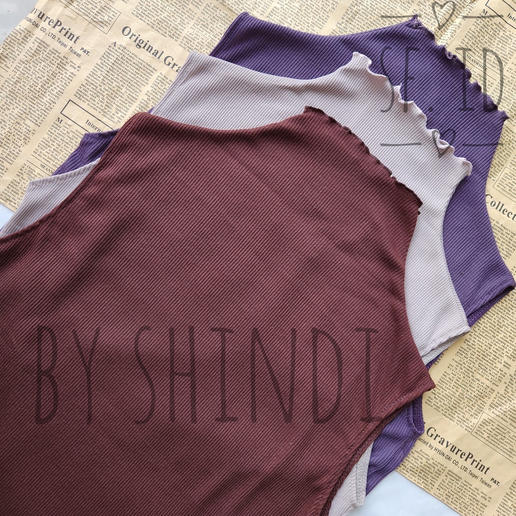 Inner Sleeveles turtleneck / Manset Tanpa Lengan / Manset Buntung Manset  lekbong inner yukenzi By Shindi