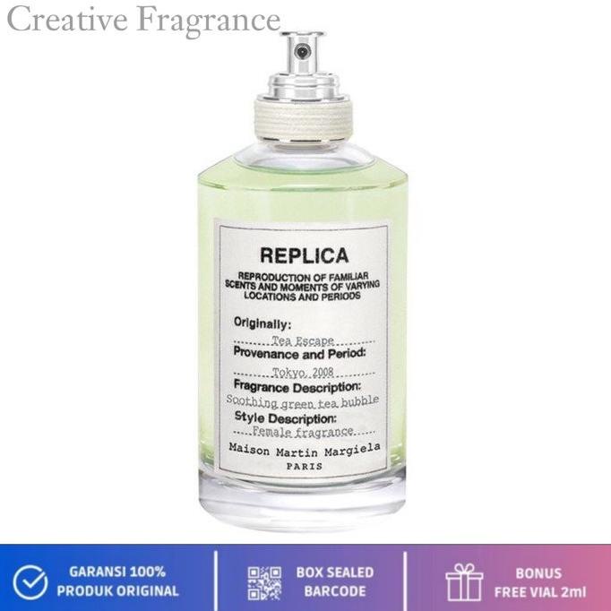 Parfum Replica Tea Escape Edt 100Ml Original Full Set