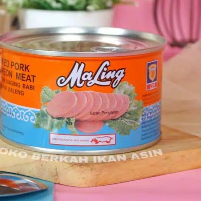 

✸ Ma Ling Pork Luncheon TTS 397 Gram / Daging Ham MaLing Kaleng / Daging Babi ⅍