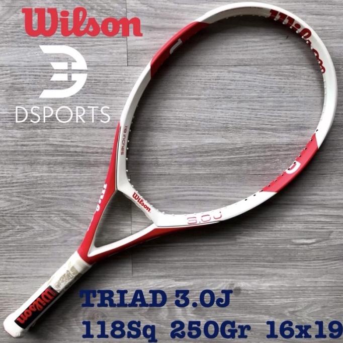 Wilson Triad 3.0J 118 250 Gr 3.0 J 250G ( Racket Tennis Tenis Raket ) Pothabeez99