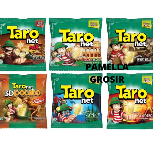 

TARO NET 36G SNACK makanan ringan jajanan cemilan camilan pedas asin gurih manis murah