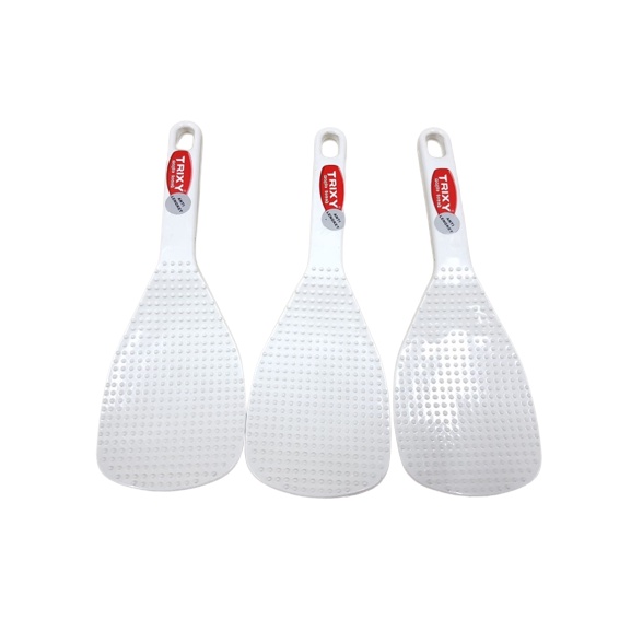 [BISA COD] PROMO Sendok Nasi Plastik Anti Lengket Tahan Panas Berkualitas Centong Nasi Centong Rice Cooker Sendok Saji Alat Saji Murah