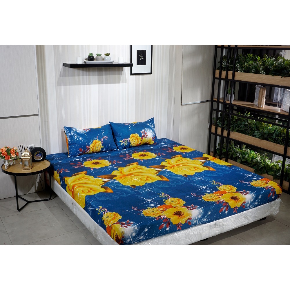 Idola Style Veronica Sprei 100 / 120 Micro Print Tinggi 20 cm MP-8068