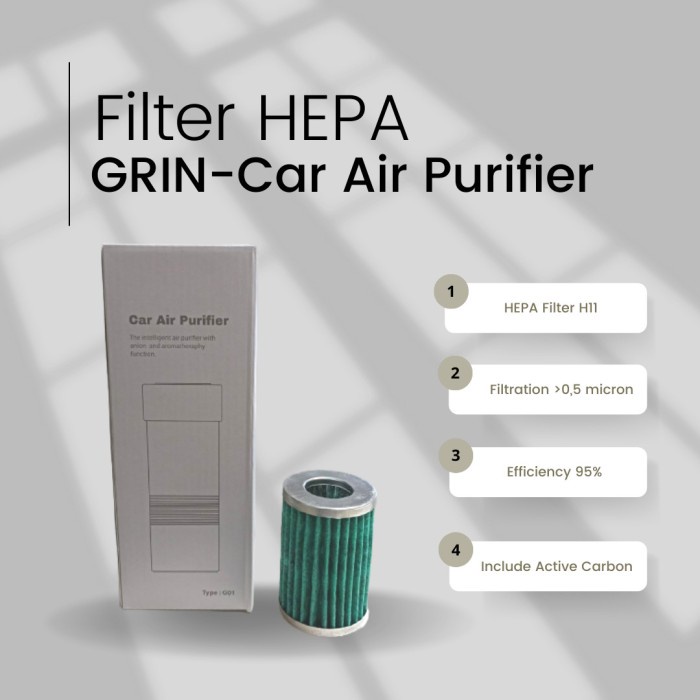 FILTER HEPA GRIN CAR AIR PURIFIER ORIGINAL