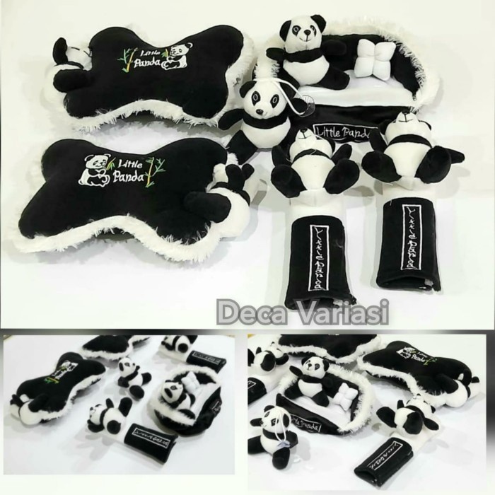 Bantal Mobil Paket Set Bantal Mobil 6In 1 Bantal Mobil Motif Lucu All Variant
