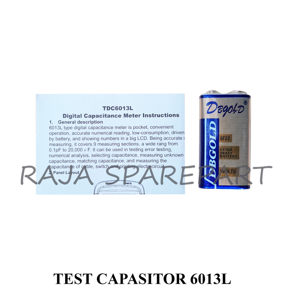 Test Capasitor / Alat Ukur Capasitor 6013L