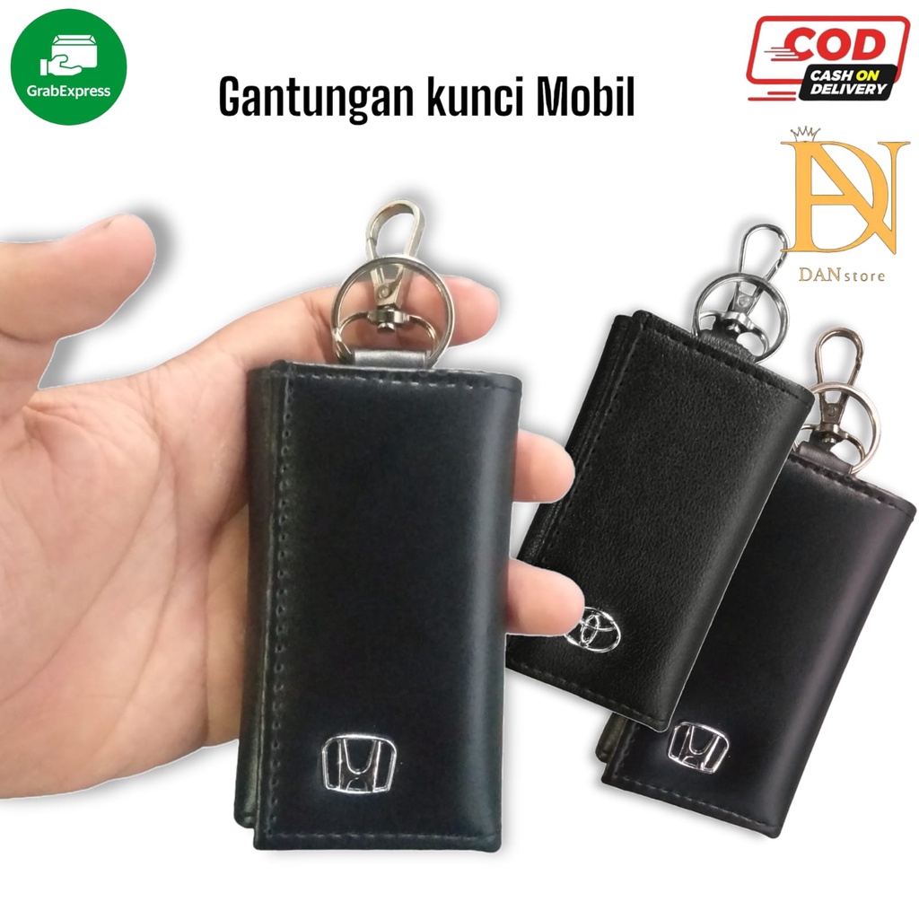 Dompet STNK Mobil / Gantungan Kunci Mobil LOGO HONDA TOYOTA Murah