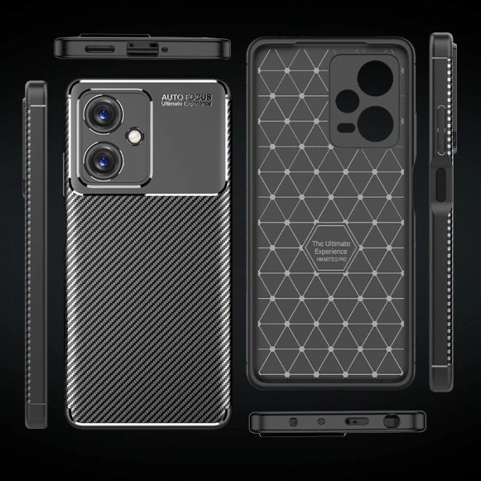 XIAOMI POCO X5 / POCO X5 PRO COVER CASING CARBON SOFTCASE FOCUS KARBON SILIKON SOFT CASE