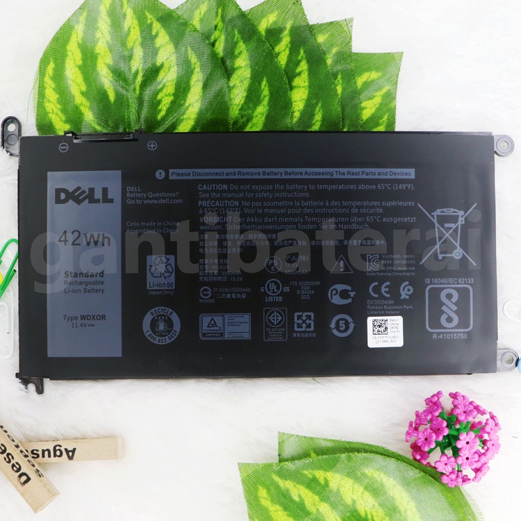 Baterai Inspiron 15 5565 5567 5568 7560 7570 7595 14-7460 WDXOR