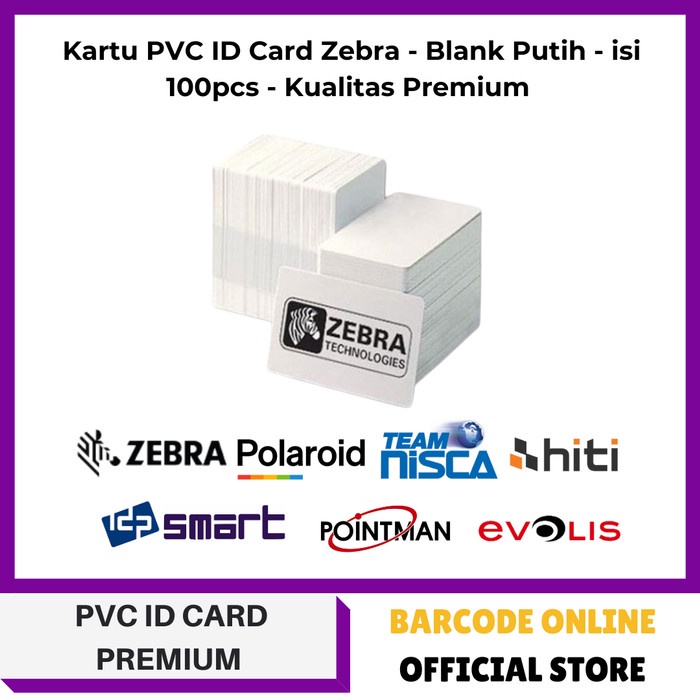 

Pvc Blank Id Card / Kartu Id Card Kosong / Id Card Pvc Bahan Premium Star Seller