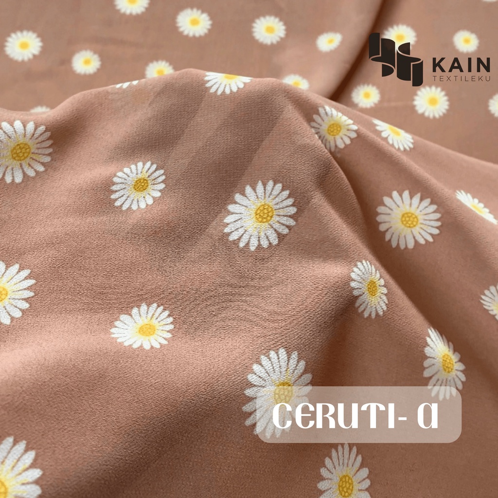 0,5 Meter Bahan Kain Ceruti Motif