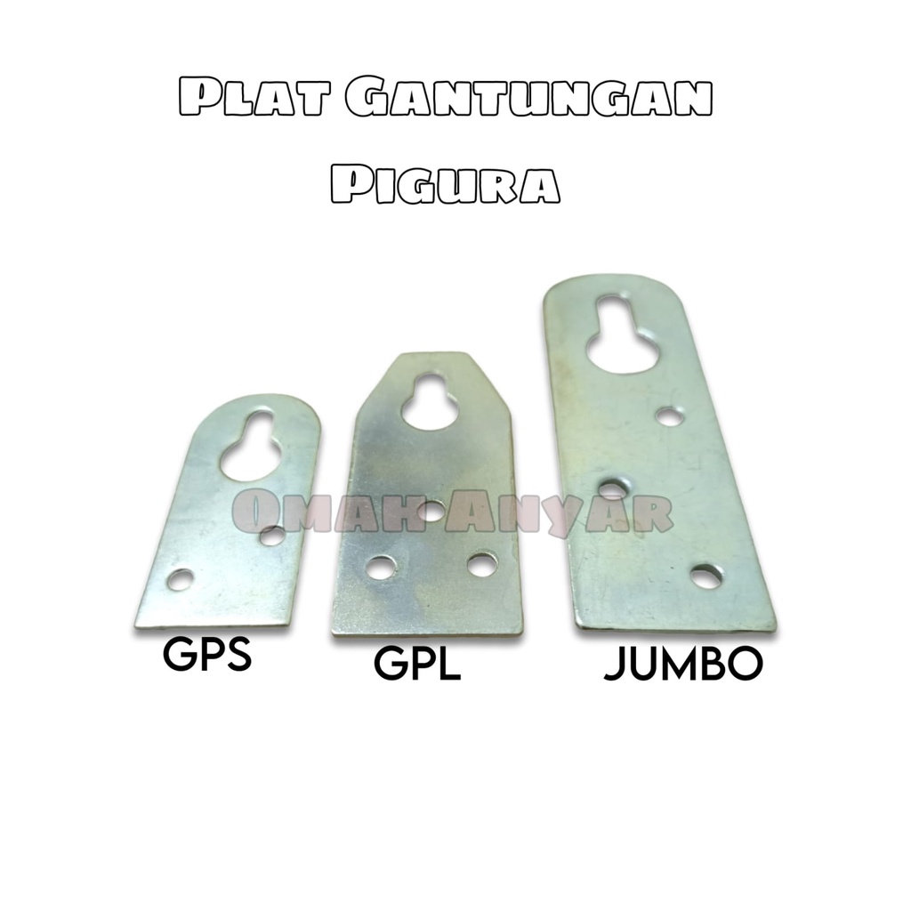 Plat Gantungan Pigura/Papan Tulis GPS GPL JUMBO