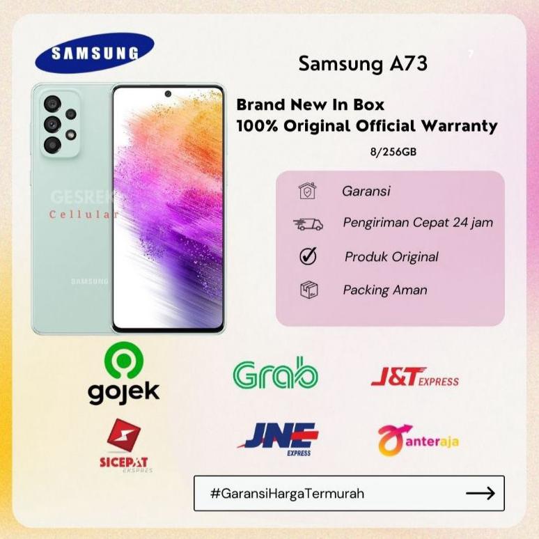 Samsung A73 5G 8/256 GB - Garansi RESMI