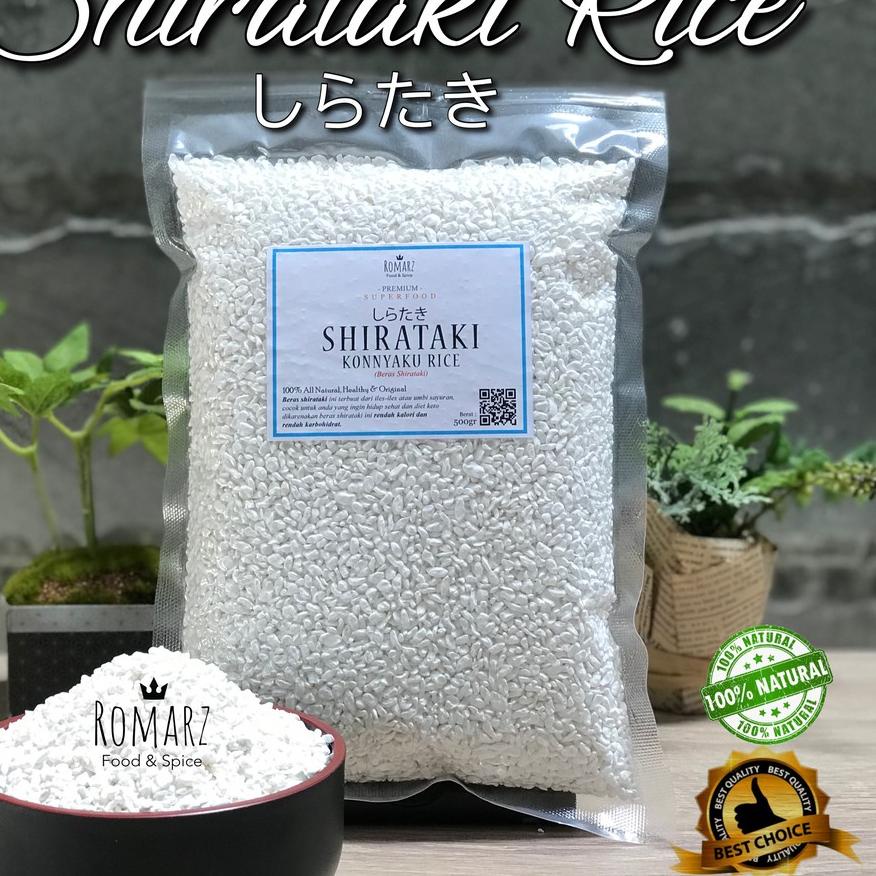 

❈ BERAS SHIRATAKI | SHIRATAKI RICE 1kg BERAS KONNYAKU RICE 1kg ☇