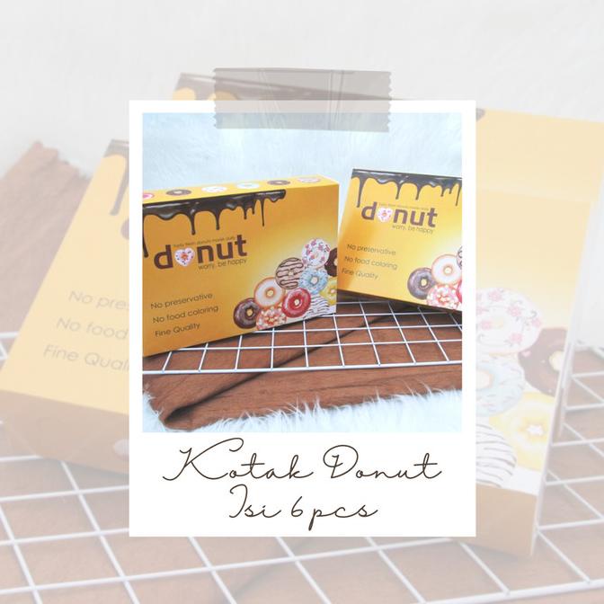 

Kardus Donat Isi 6 Donut
