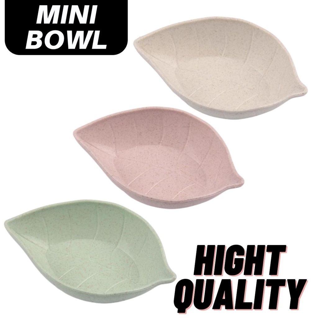 Tempat Makan Kucing Pet Bowl Model Daun Premium Quality FEFARM