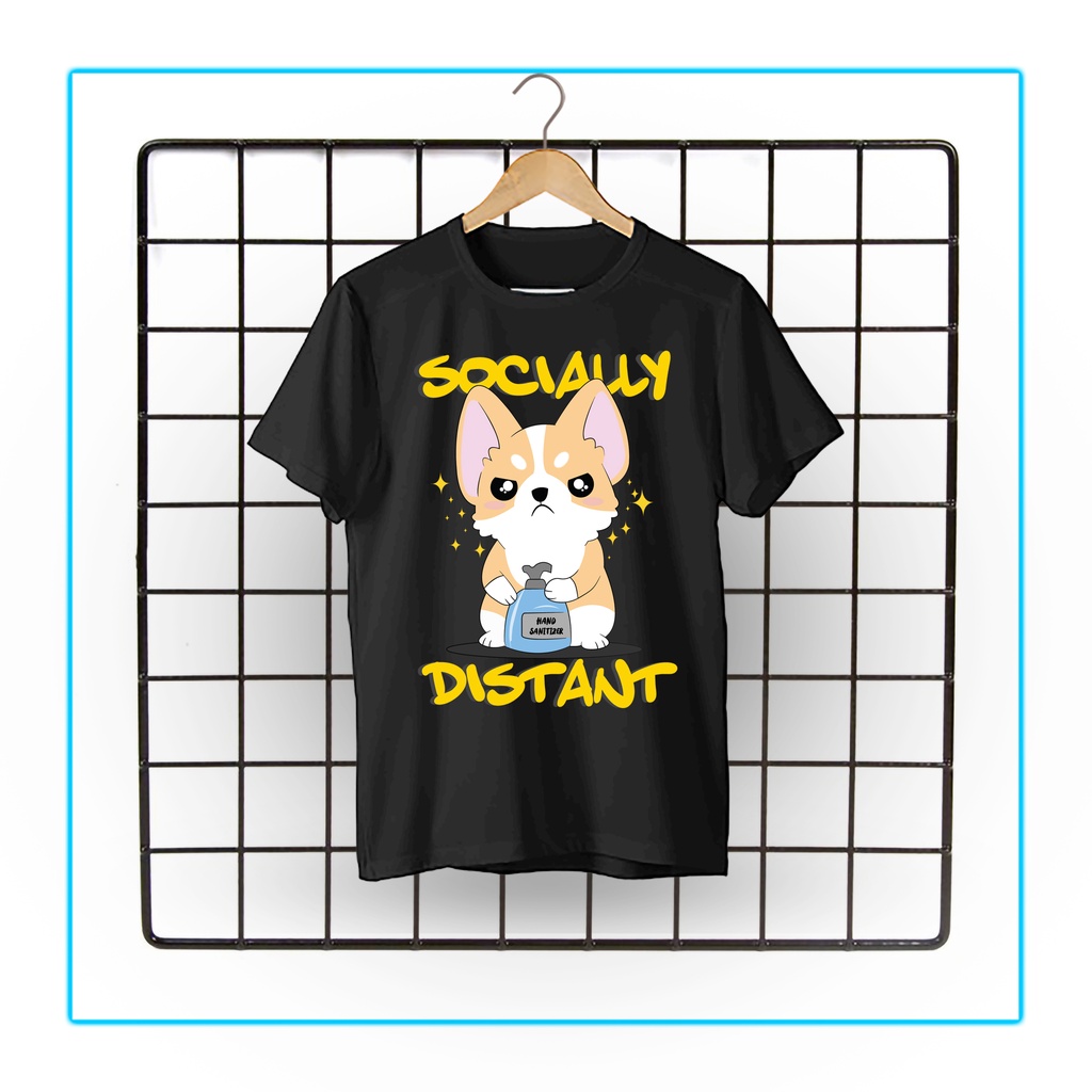 Teemonkeys.id / Kaos Limited Edition Kaos Kekinian / Socially Distant