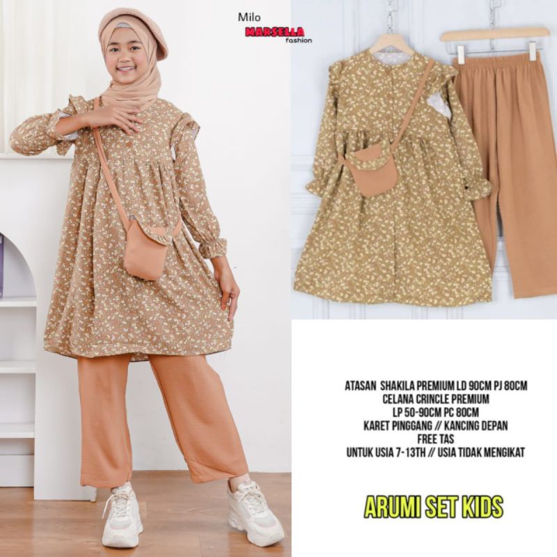 Arumi Set Kids Baju Anak Marsella