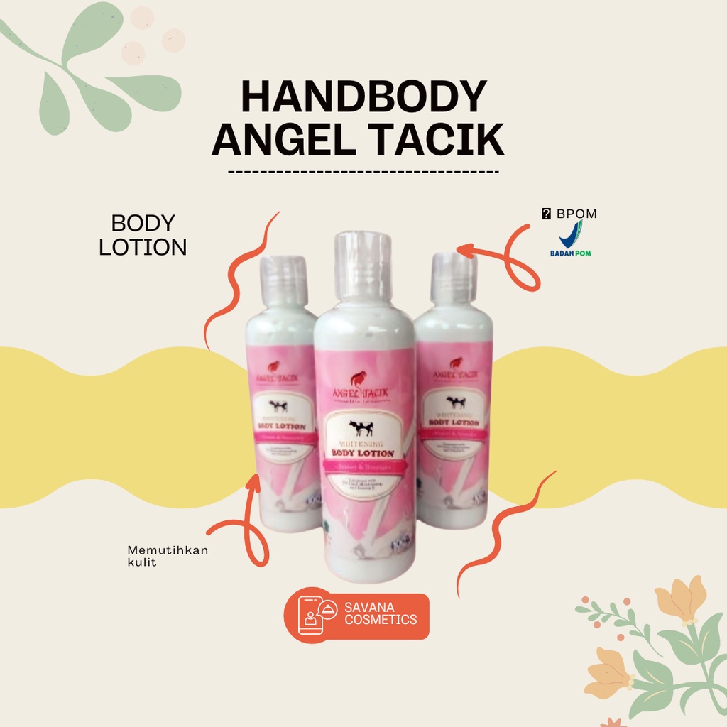 Tacik Angel Body Lotion 100% Original Hand Body Angel Tacik BPOM