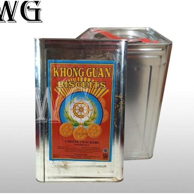

BISKUIT KALENG DISKON BISKUIT KALENG BESAR / KHONG GUAN RASA CHEESE CRACKERS 3,5 KG / EL09I09A82L