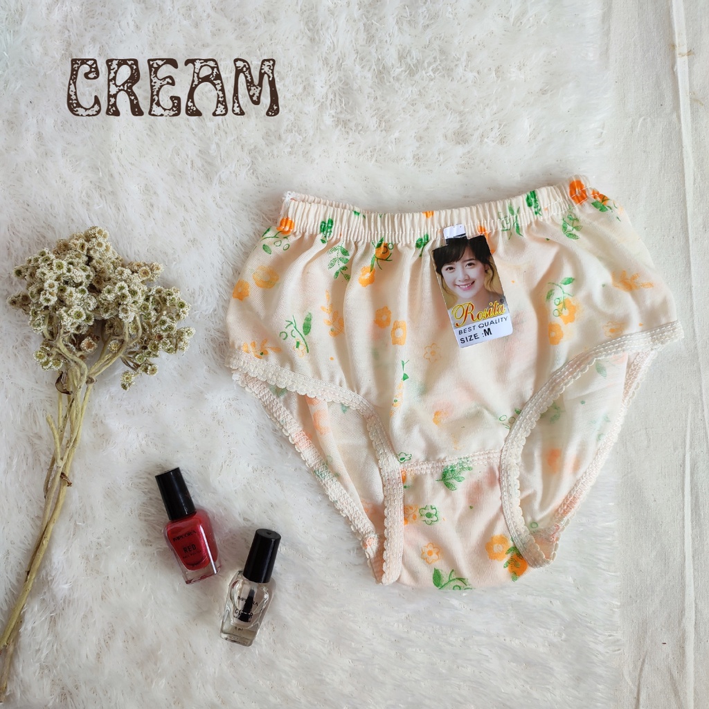 CELANA DALAM WANITA / UNDIES / CD WANITA CEWEK MOTIF MEREK ROSITA