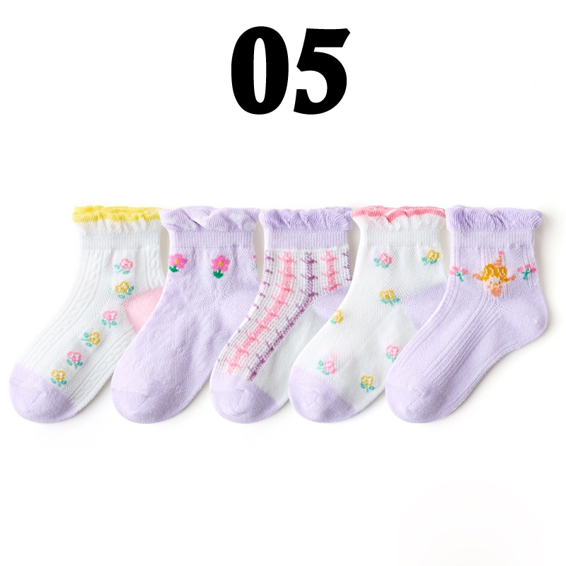 PROMO 12.12 PUNCAK Okaybaby B264 Kaos Kaki Anak Perempuan (Harga Tercantum Itu Per 1 Pasang) Motif Terbaru Karakte Lucu 1-9 Tahun