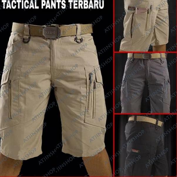 ➸ Atjin- Celana Pendek W-Tac Pria Kualitas ORI Tebal dan Anti Gesek (Tidak berbulu) [ SIZE 28-44] ➥