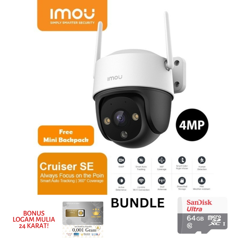 Imou Cruiser SE 4 MP Smart Tracking &amp; Full Color Night Vision