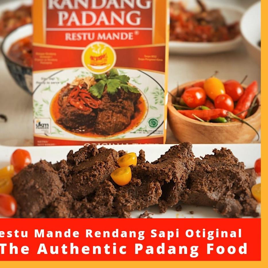 

❃ Restu Mande Rendang Sapi Original 300gr ☇