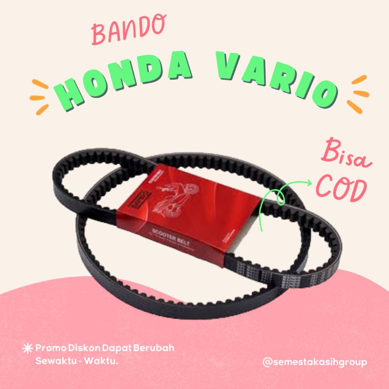 PROMO DISKON V-Belt RACING V belt Vanbelt Fanbelt Vario Karbu 110 BANDO Super Premium KVBA KVB
