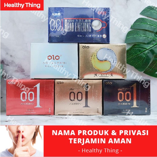 Kondom OLO 0.01 Ultrathin Sensasi Hangat Yang Tahan Lama Condom
